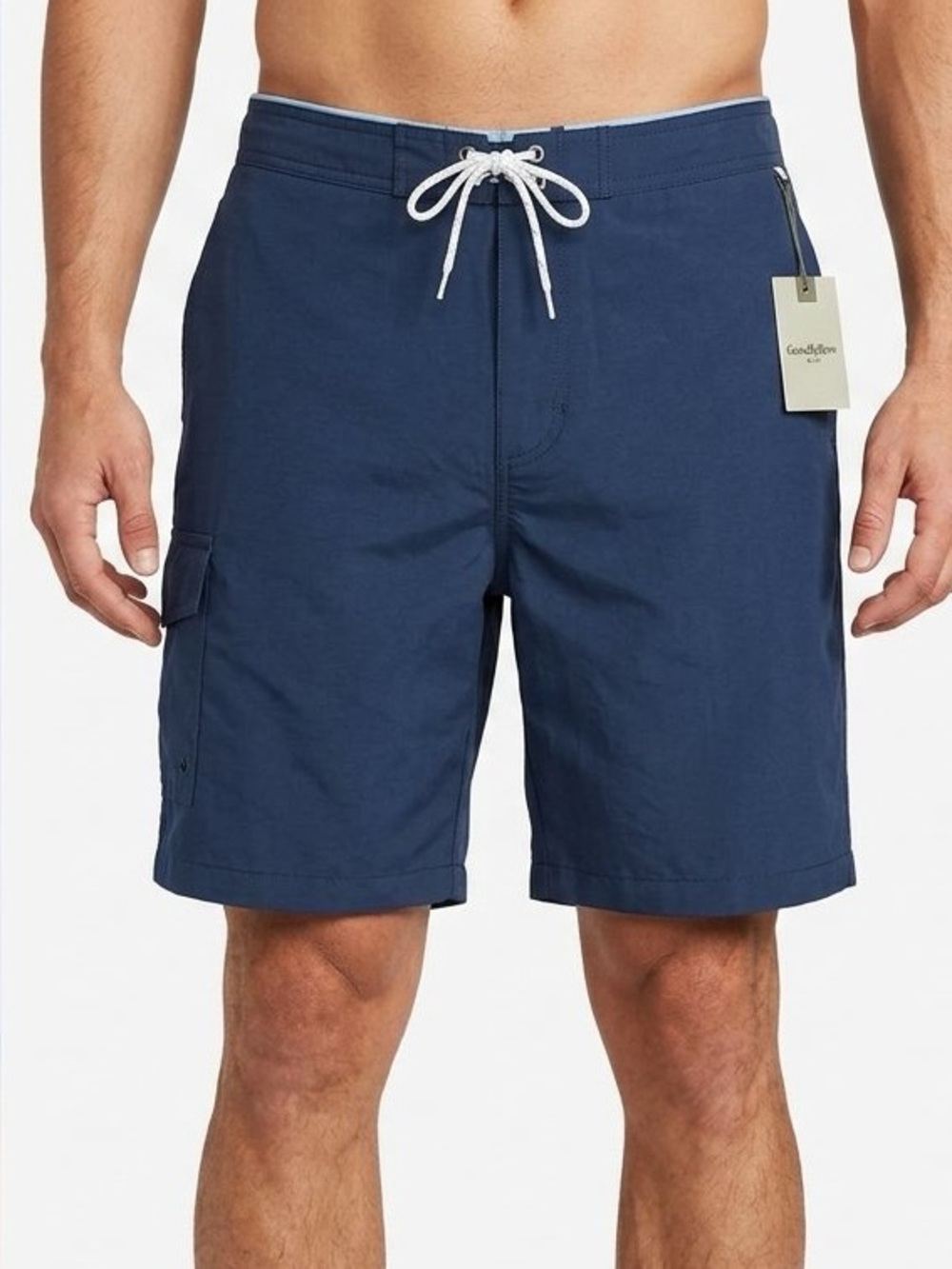 Goodfellow & Co. Men's Navy Board Shorts Inseam 9" Swim Trunks XL